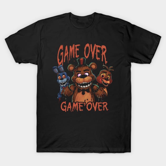 I Survived Five Nights At Freddy's Pizzeria T-Shirt by Aldrvnd